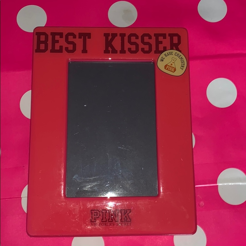 RARE VICTORIAS SECRET PINK BEST KISSER FRAME